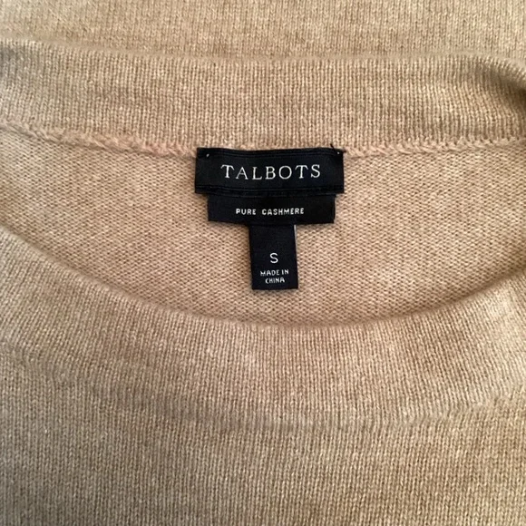 Talbots Pure Cashmere Boatneck Sweater - Picture 5 of 7